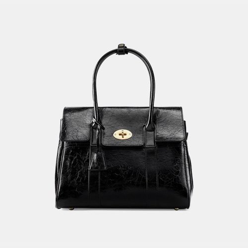 Luxurious large capacity soft leather women's handbag