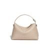Vintage handwoven zipper women's handbag