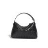 Vintage handwoven zipper women's handbag