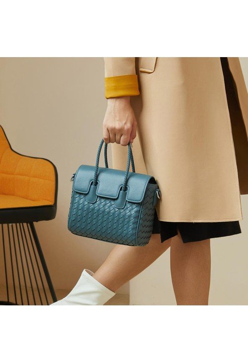 HB25-2-500x731-1 High quality braided leather women's handbag