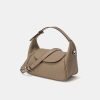 Pillow design full-grain leather women's handbag