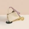 Women's leather handbag in pebbled design