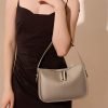 Cushion textured leather women's handbag