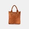 Fine woven leather women's handbag