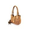 Soft calfskin double handle women's handbag
