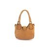 Soft calfskin double handle women's handbag