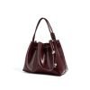 High-end smooth patent leather women's handbag