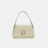 Simple and elegant leather women's handbag