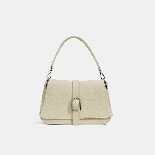 Simple and elegant leather women's handbag