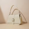 Simple and elegant leather women's handbag