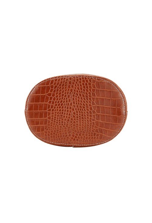 Crocodile pattern leather waterproof casual bag