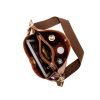 Crocodile pattern leather waterproof casual bag