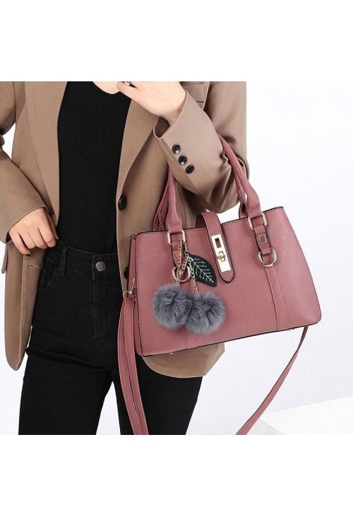 LB04-1-500x731-2 Elegant luxury leather women's casual bag
