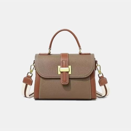Vintage luxury leather women's casual bag