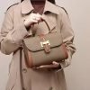 Vintage luxury leather women's casual bag