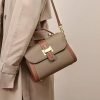 Vintage luxury leather women's casual bag