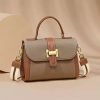 Vintage luxury leather women's casual bag