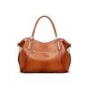Retro large capacity leather women's casual bag