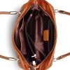 Retro large capacity leather women's casual bag