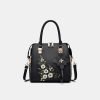 Floral embroidery simple women's casual bag