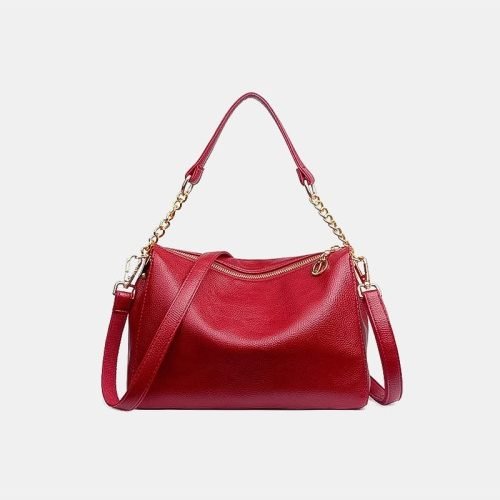 High quality soft leather women's casual bag