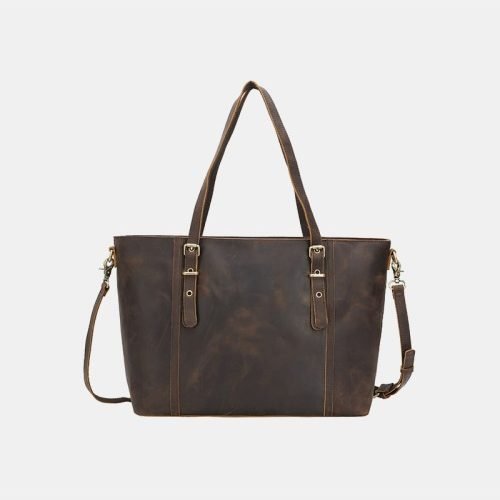 Vintage style leather women's casual bag