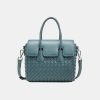 High quality woven leather women's casual bag