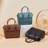 High quality woven leather women's casual bag
