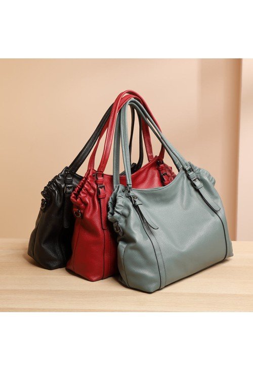 LB18-4-500x731-1 Simple leather large capacity women's casual bag