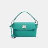 Simple high quality leather women's casual bag