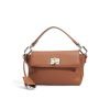 Simple high quality leather women's casual bag