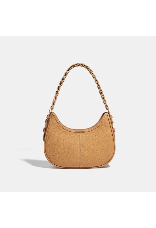 SB02-1-500x731-1 Half-moon textured leather women's shoulder bag
