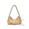 High quality textured leather women's shoulder bag