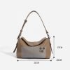 Lightweight cushion leather women's shoulder bag