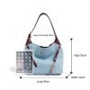 Retro canvas large capacity women's shoulder bag