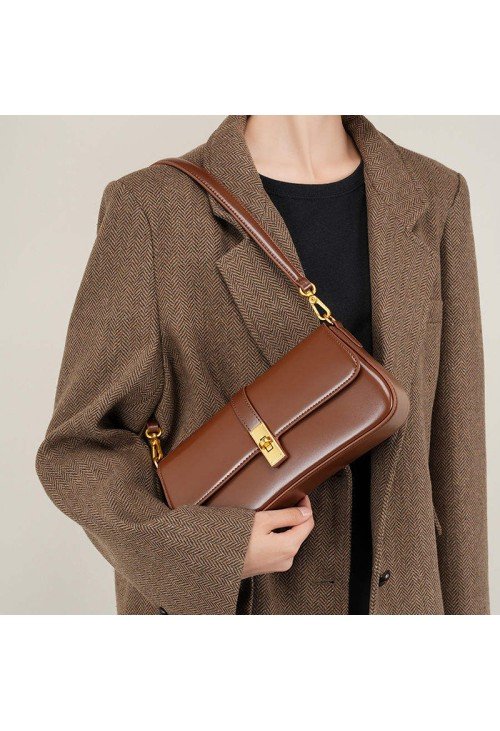 SB11-3-500x731-1 Elegant smooth leather women's shoulder bag