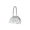 Fashion shell drawstring leather women's shoulder bag