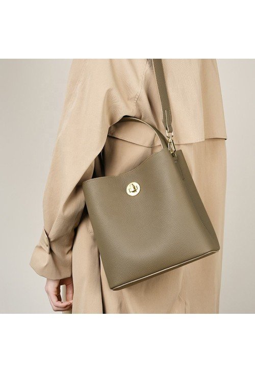 SB14-3-500x731-1 Luxurious bucket leather women's shoulder bag
