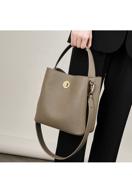 SB14-4-500x731-1 Luxurious bucket leather women's shoulder bag