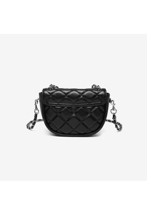 SB16-4-500x731-1 Diamond check chain leather women's shoulder bag