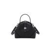 Luxurious braided leather women's shoulder bag