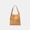 Casual large capacity leather women's shoulder bag