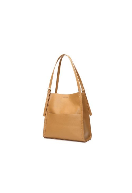Casual large capacity leather women's shoulder bag