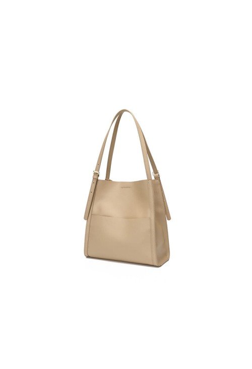 Casual large capacity leather women's shoulder bag