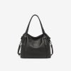 Simple large-capacity leather women's shoulder bag