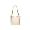 Large capacity bucket leather women's shoulder bag