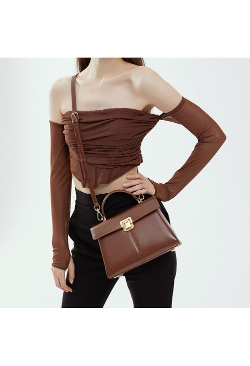 SB25-2-500x731-1 Exquisite smooth leather women's shoulder bag