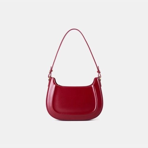 Fashion simple smooth women's shoulder bag
