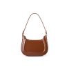 Fashion simple smooth women's shoulder bag