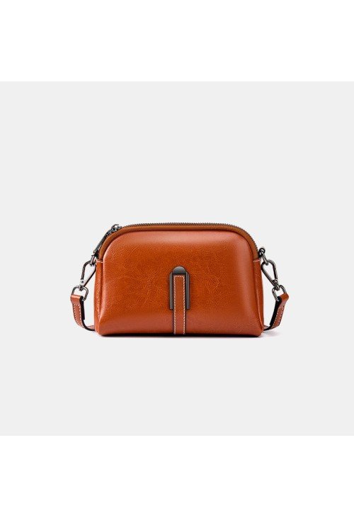 SB28-1-500x731-1 Waxed leather zipper women's shoulder bag